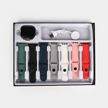 7 in 1 Ultra Smart Watch Series 11 with Bluetooth Calling & Earbuds